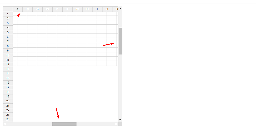 Scrolling not syncing with column and row headers - Questions ...