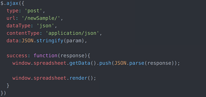 pushData