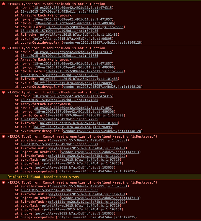 Errors while serving table in angular - Questions - Handsontable Forum